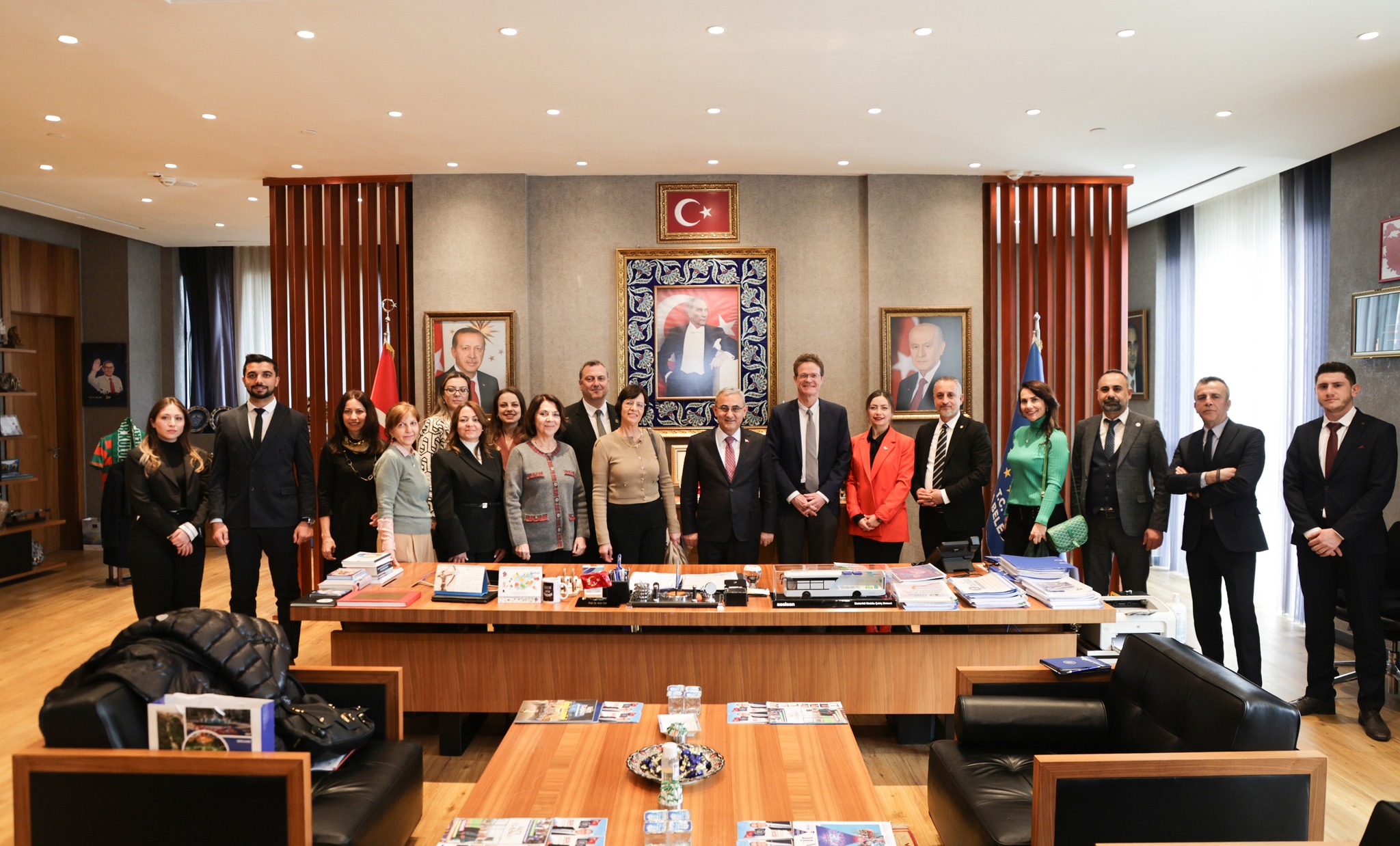 BAŞKAN IŞIK, BÜYÜKELÇİ NİKOLAUS MEYER-LANDRUT’U AĞIRLADI